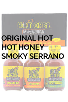 Hot Ones BBQ Trio Pack (Original / Hot Honey / Smoked Serrano) F3