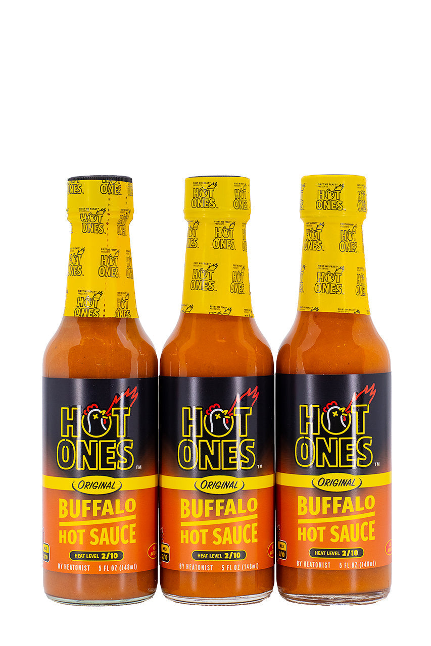 Buffalo Hot Sauce 3-Pack | Hot Ones Hot Sauce O8