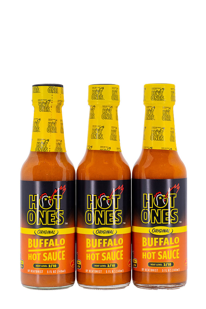 Buffalo Hot Sauce 3-Pack | Hot Ones Hot Sauce O8
