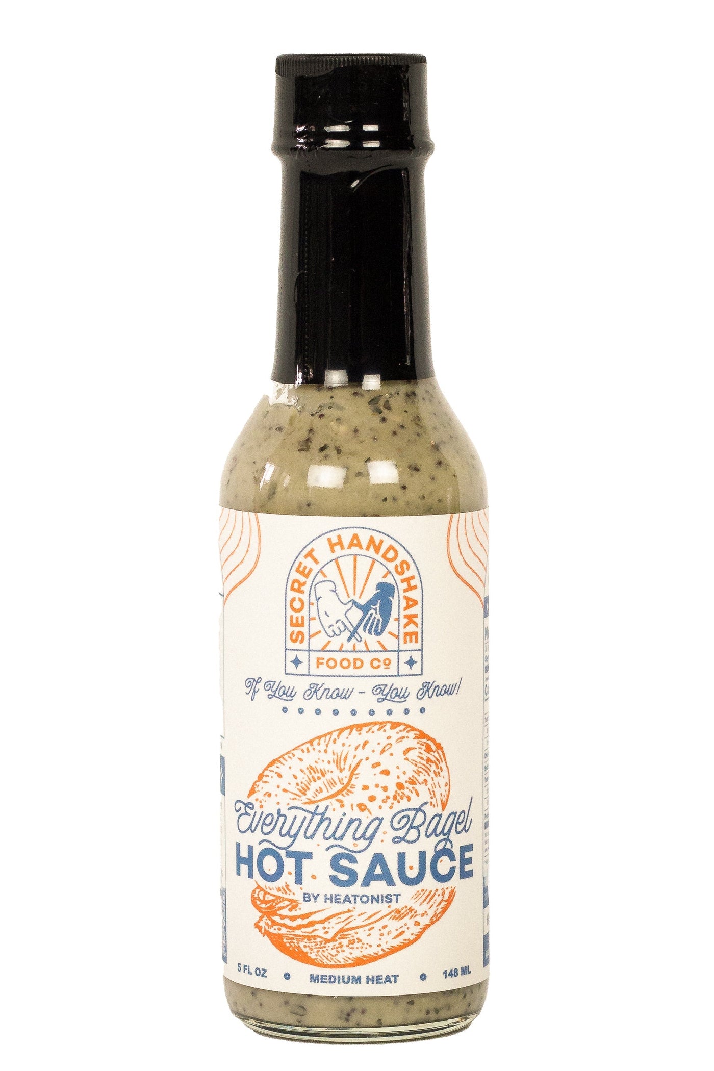 Everything Bagel Hot Sauce | Secret Handshake Food Co J7