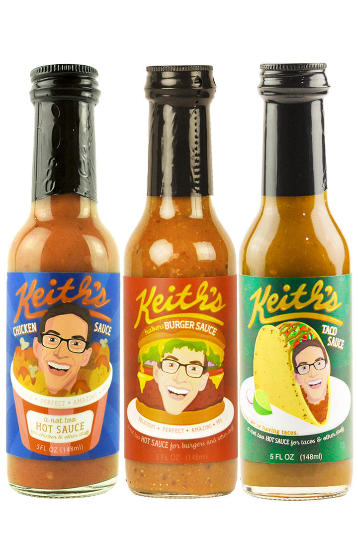 Keith's Hot Sauce Trio Pack C0