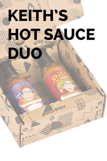 Chicken & Burger Hot Sauce Duo Pack | Keith's B6
