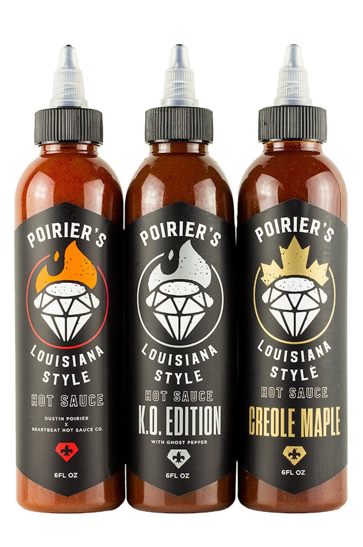 Poirier's Louisiana Style Hot Sauce Trio Pack | Dustin Poirier’s Louisiana Style U2