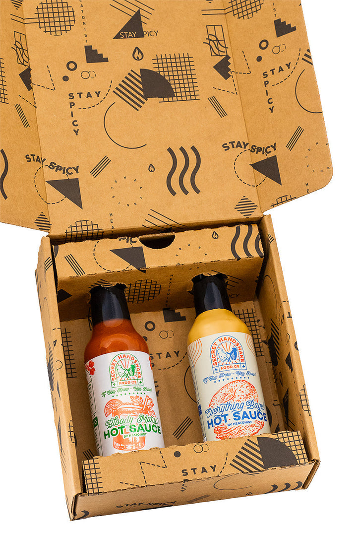 Secret Handshake Hot Sauce Duo Pack O0